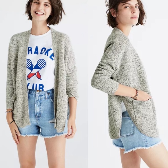 Madewell Sweaters - Madewell Skipper Marled Open Knit Cardigan